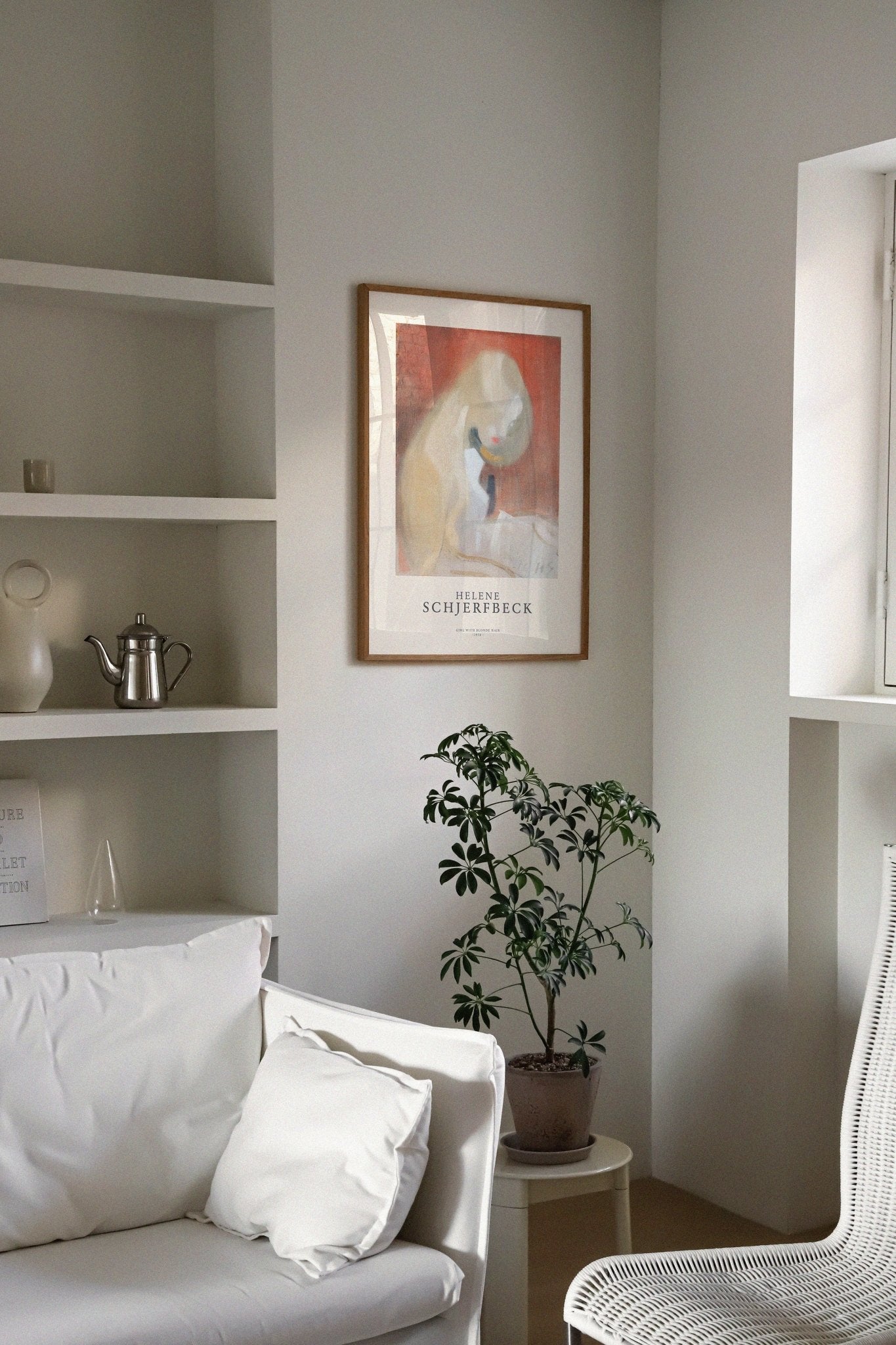 Girl with Blonde Hair Poster