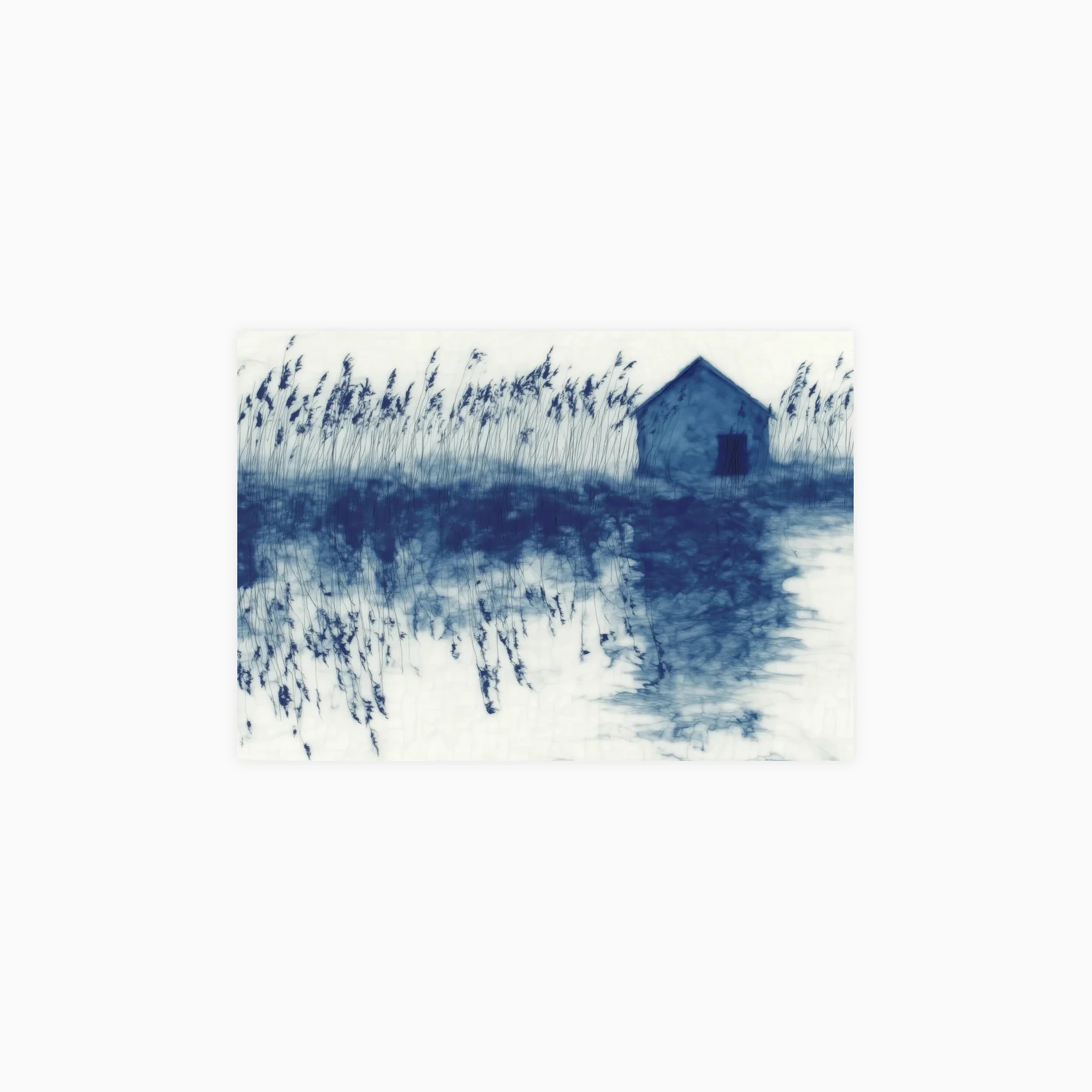 Barn by Still Water Poster