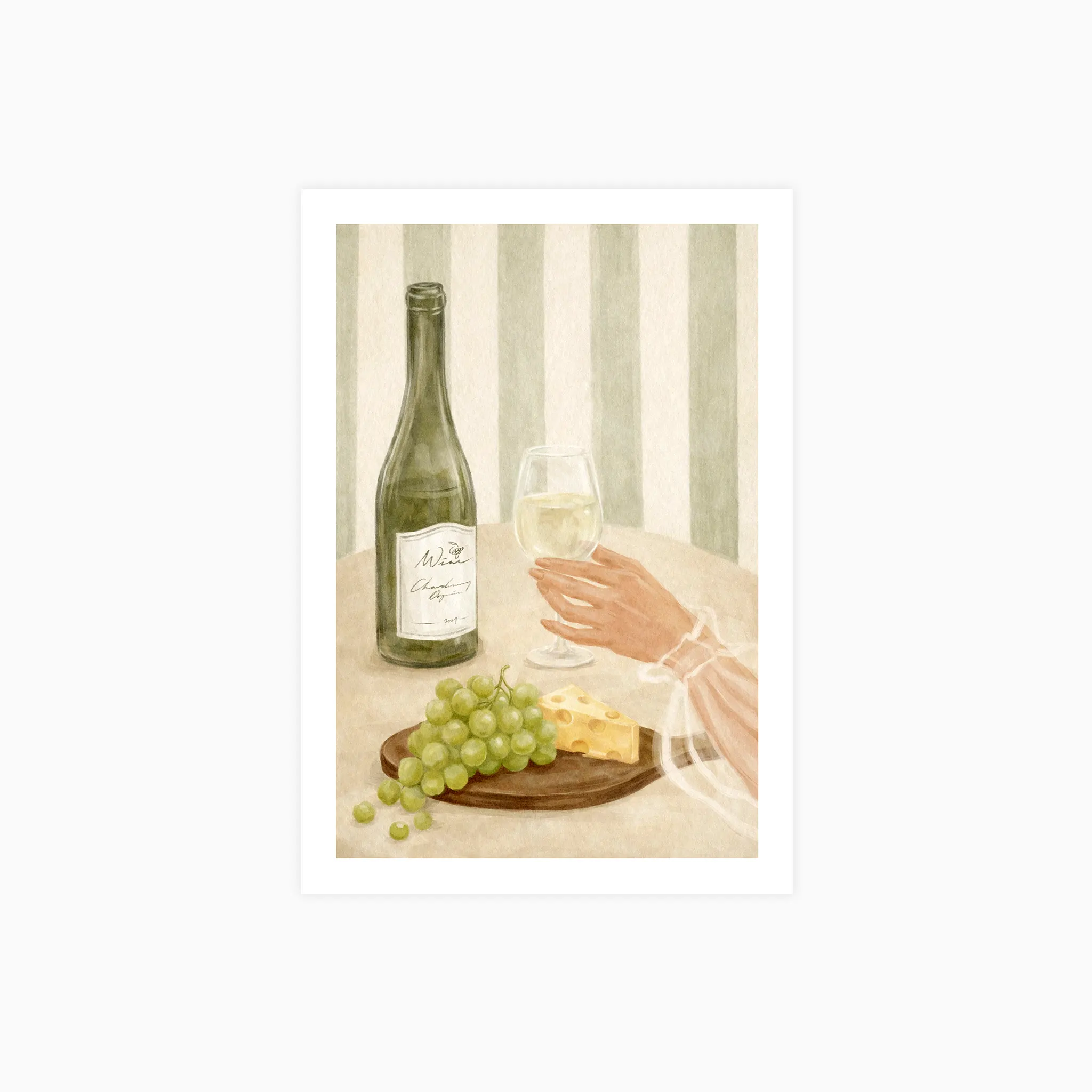Wine Still Life Poster