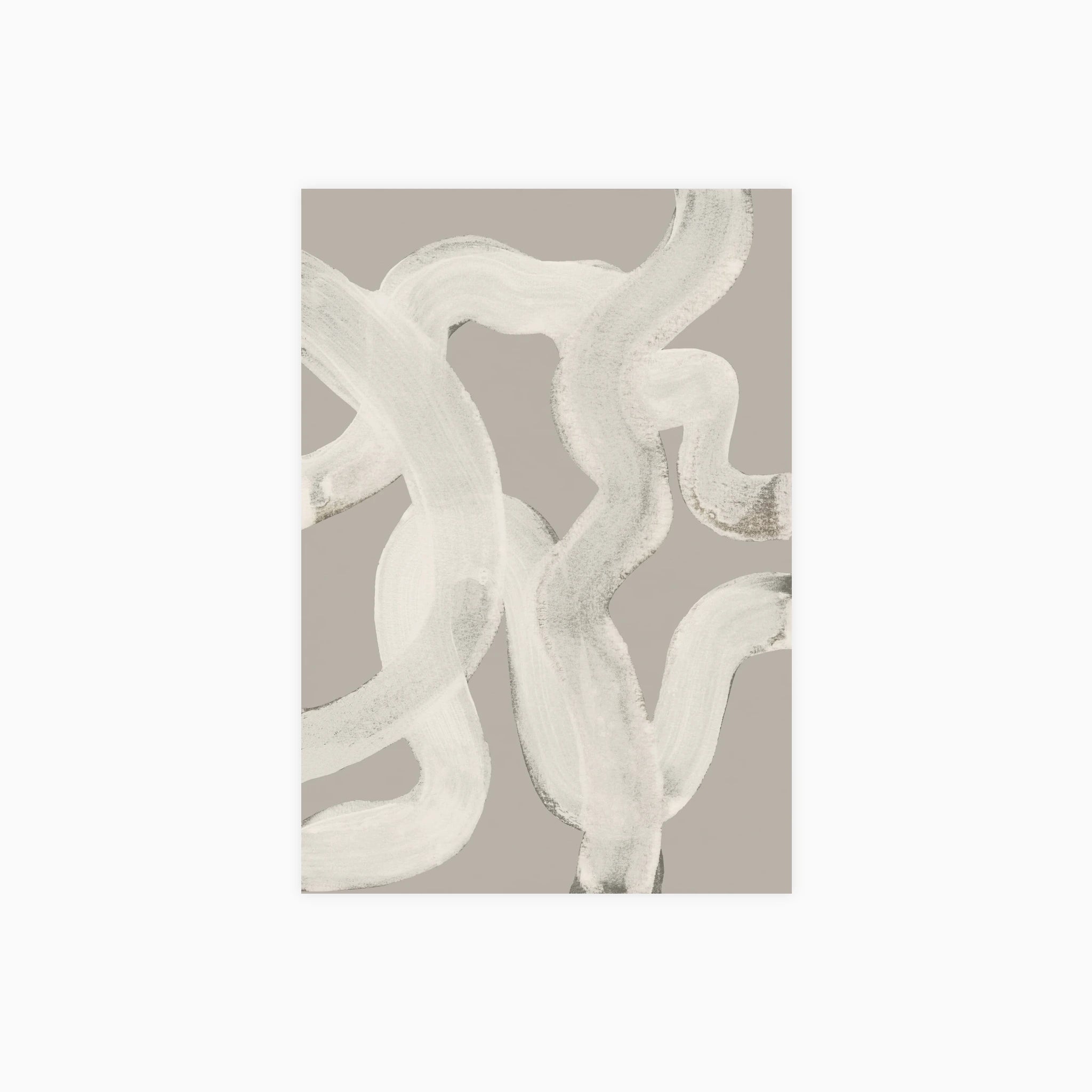 Abstract Brush Strokes 65Y Poster