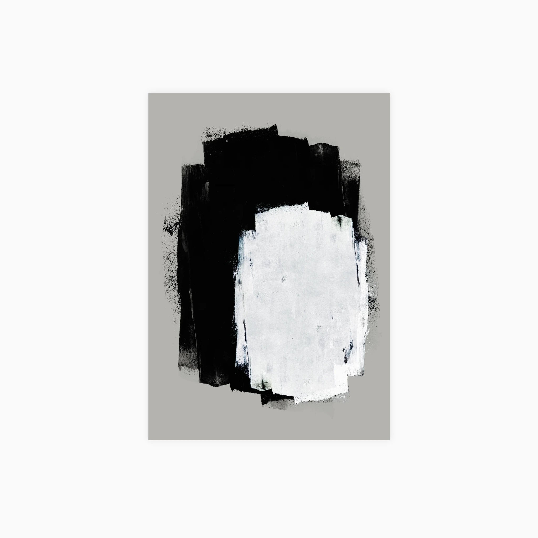 Abstract Brush Strokes 110 Poster