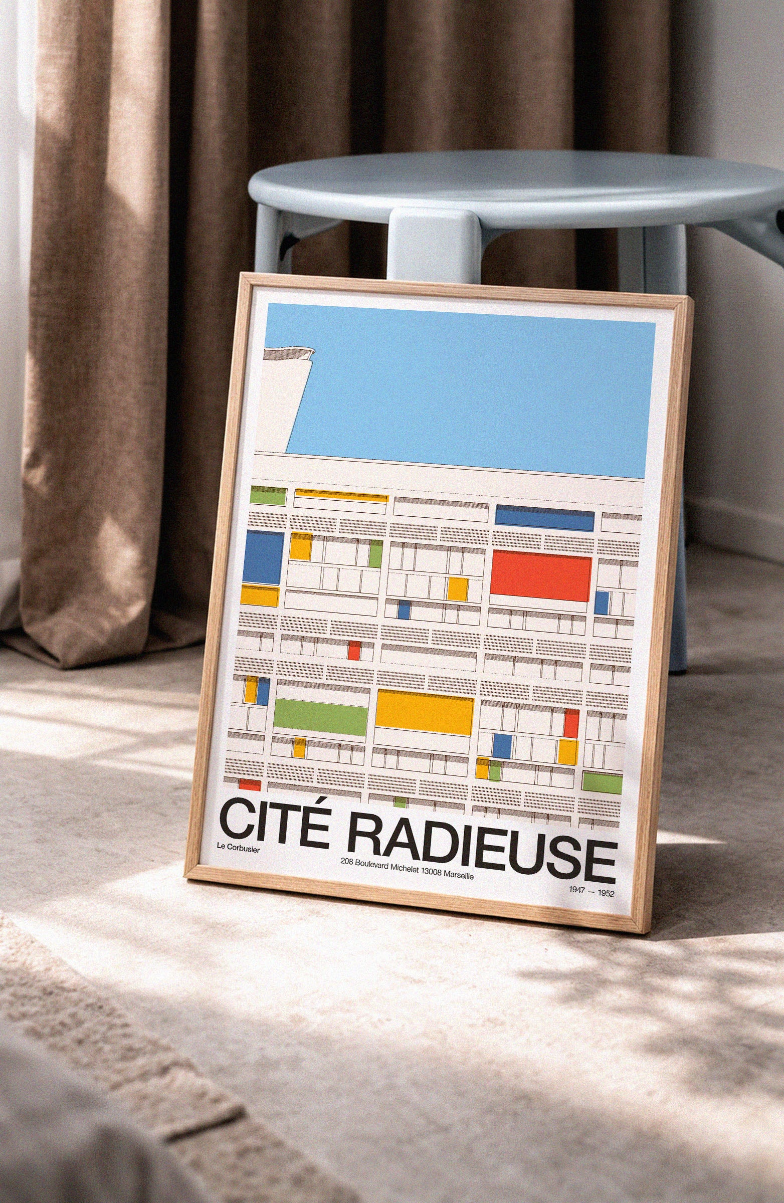Cité Radieuse – Le Corbusier Poster