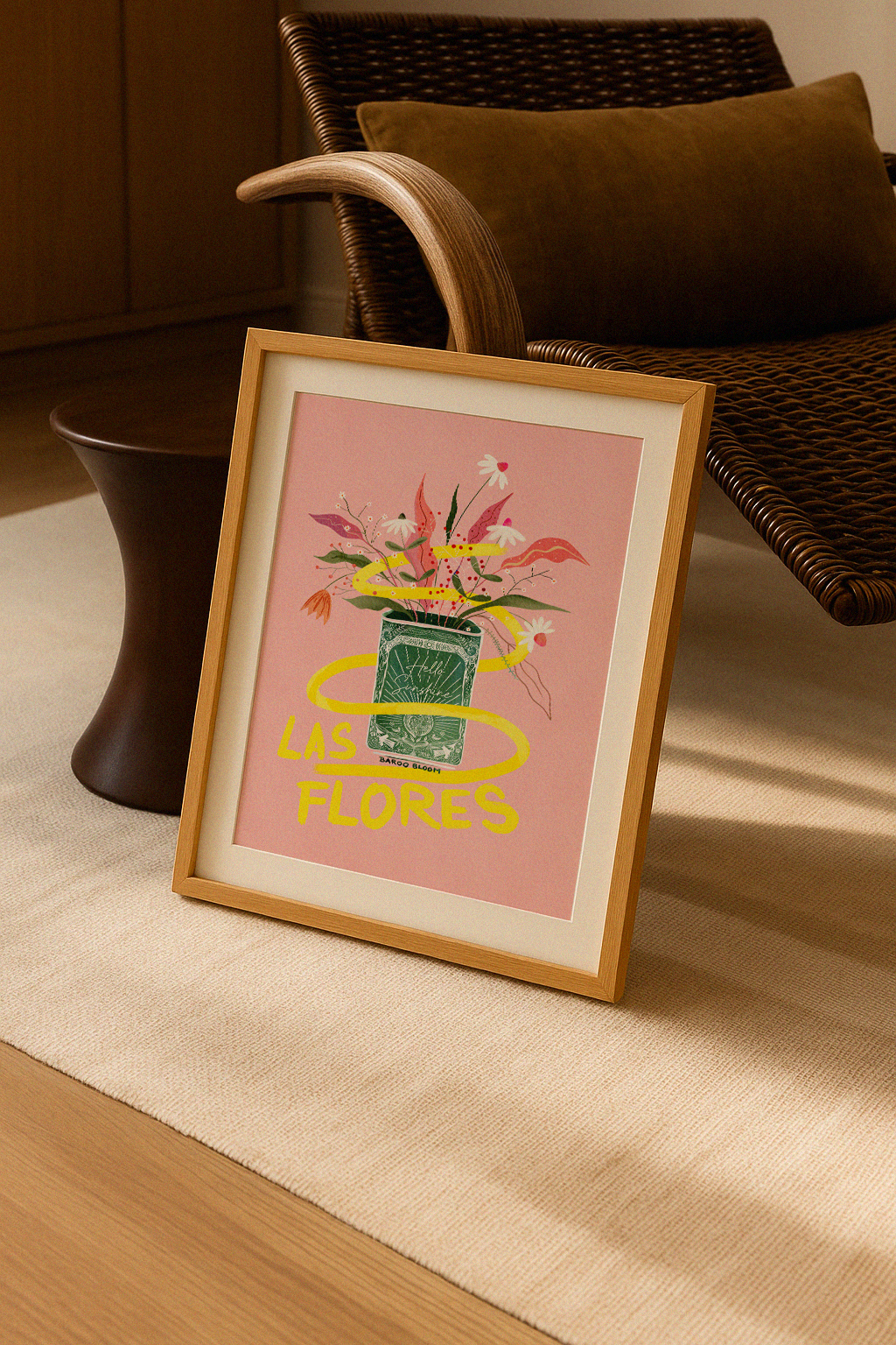 Las Flores Poster