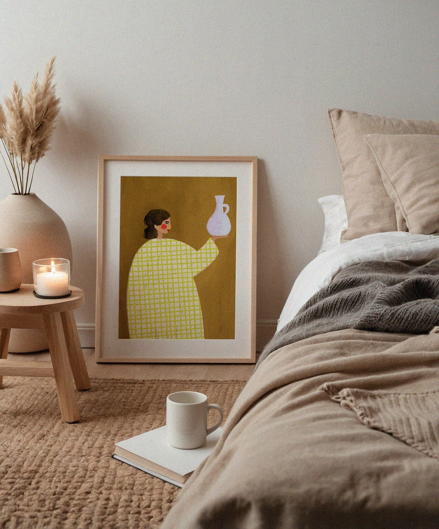 The Woman with the Vase Poster