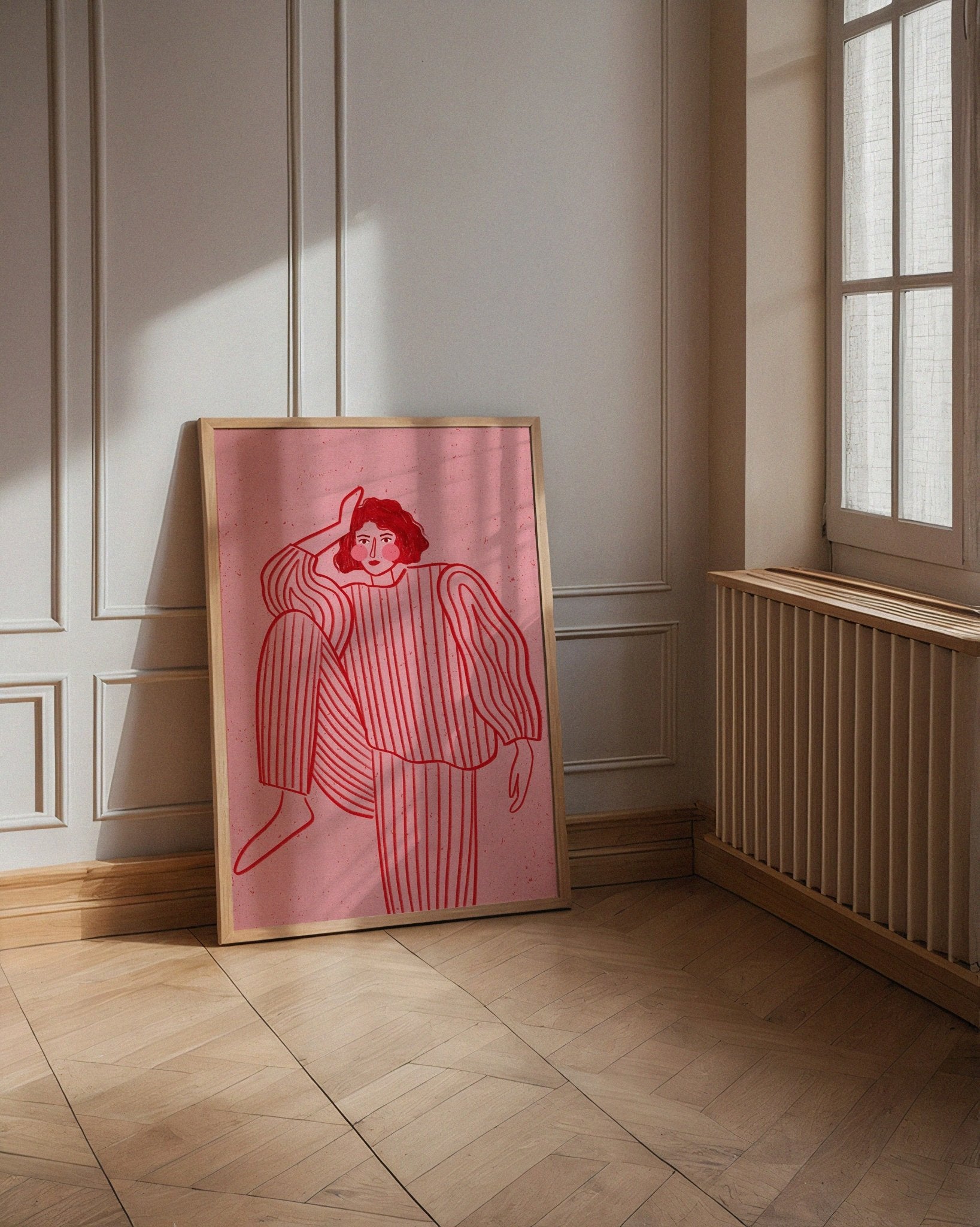 The Woman with the Striped Pyjama Poster