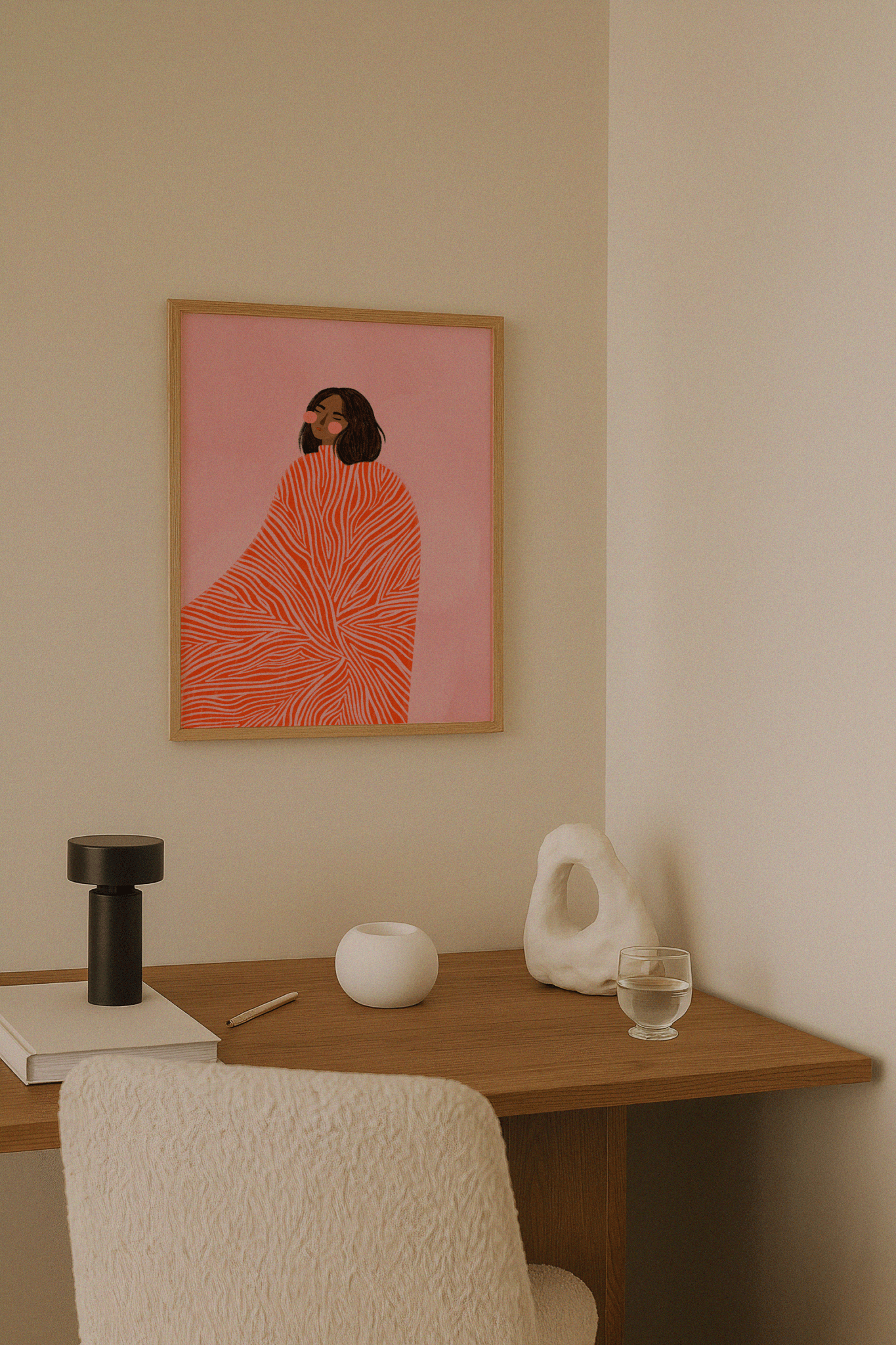 The Woman with the Swirls Poster