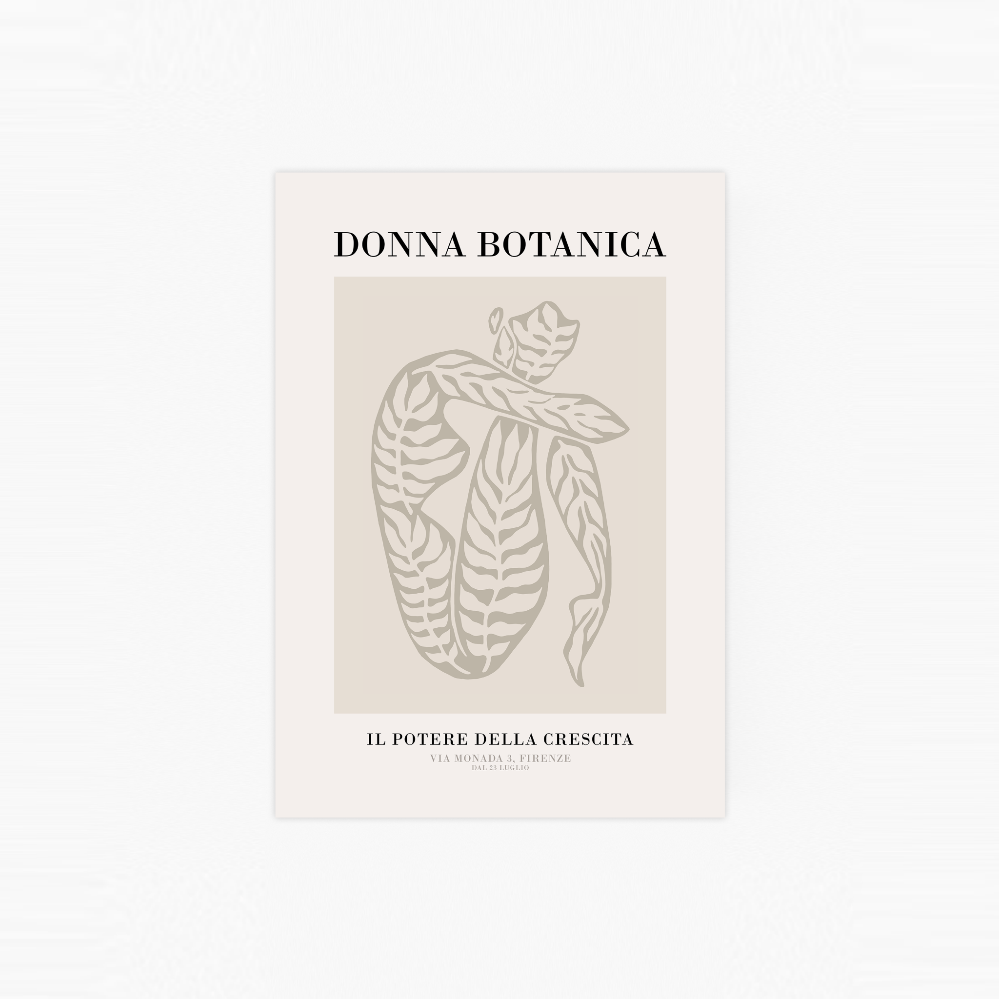 Donna Botanica Poster