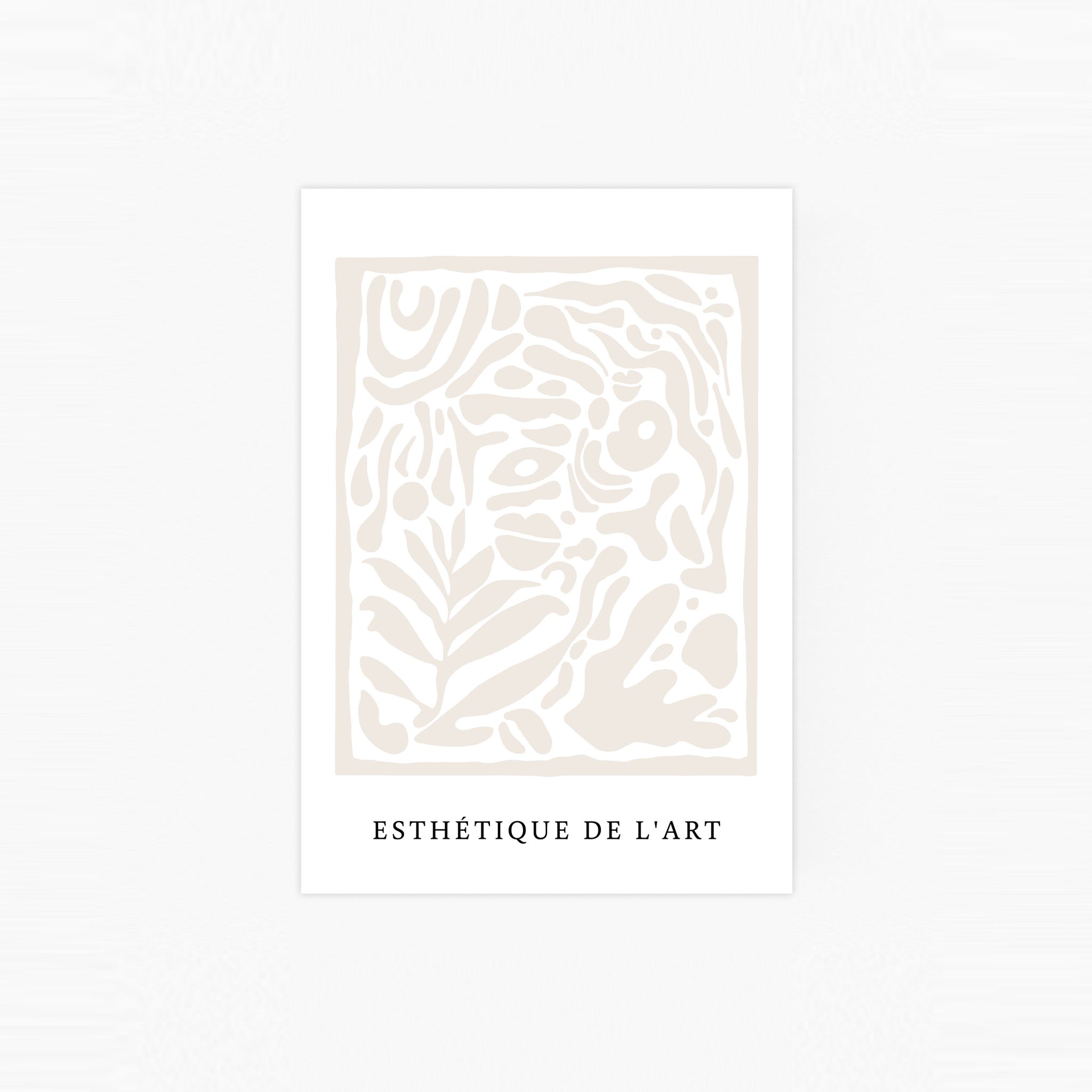 Esthétique de L'art Poster