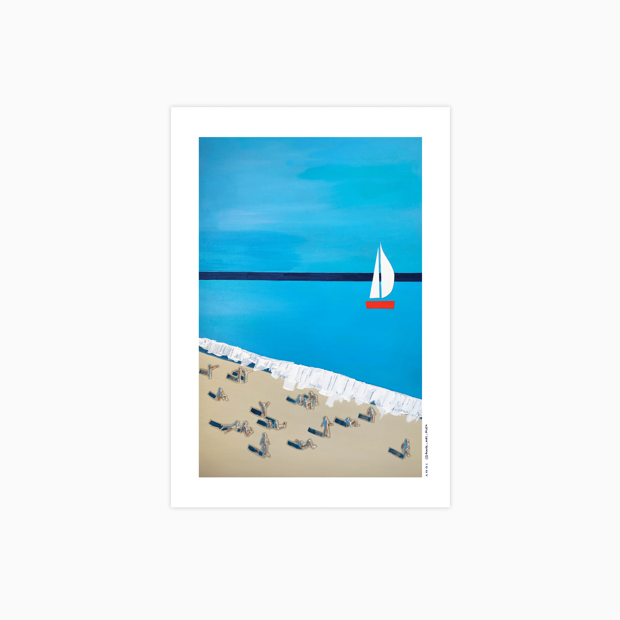 Summer on the French Riviera Poster