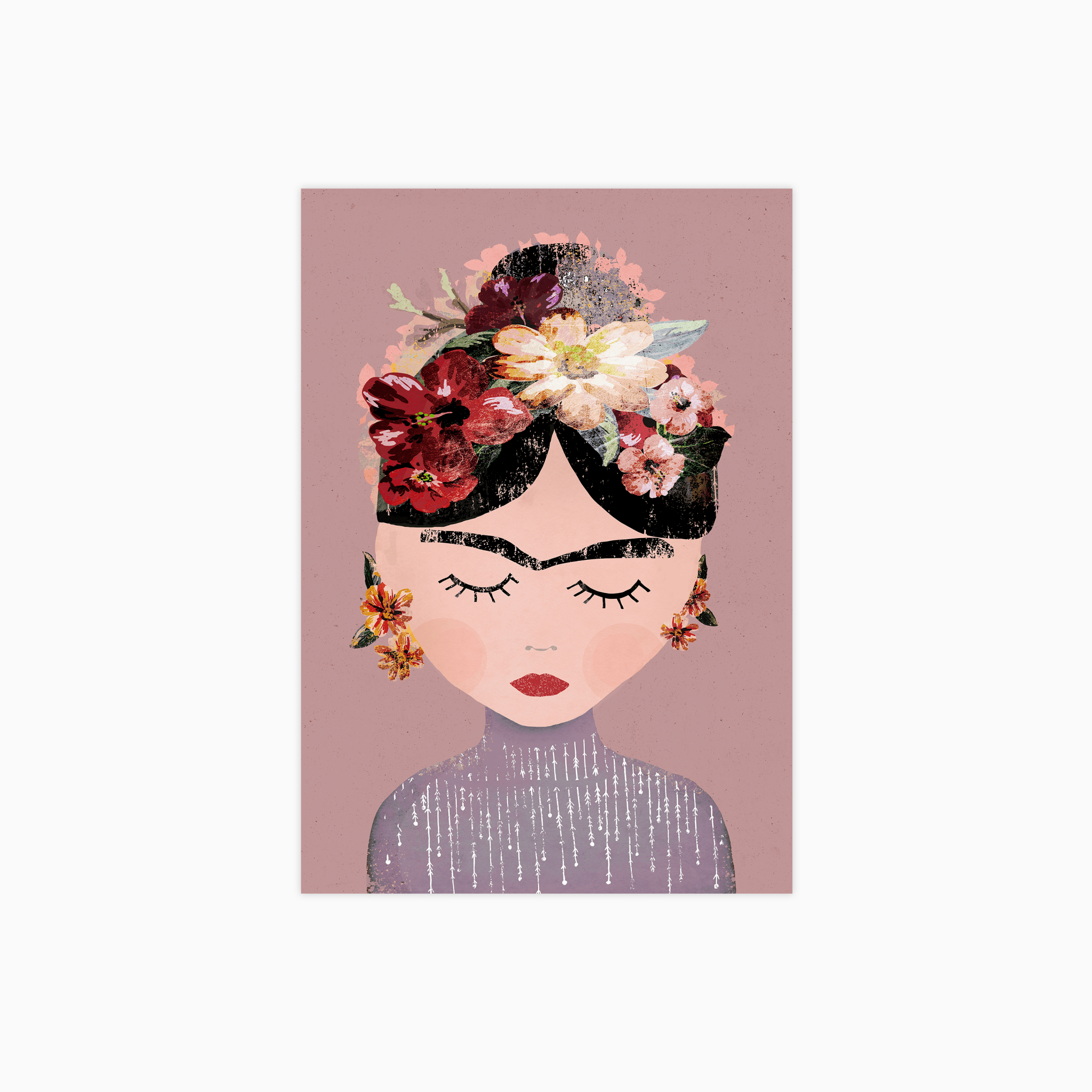 Frida Mauve Poster