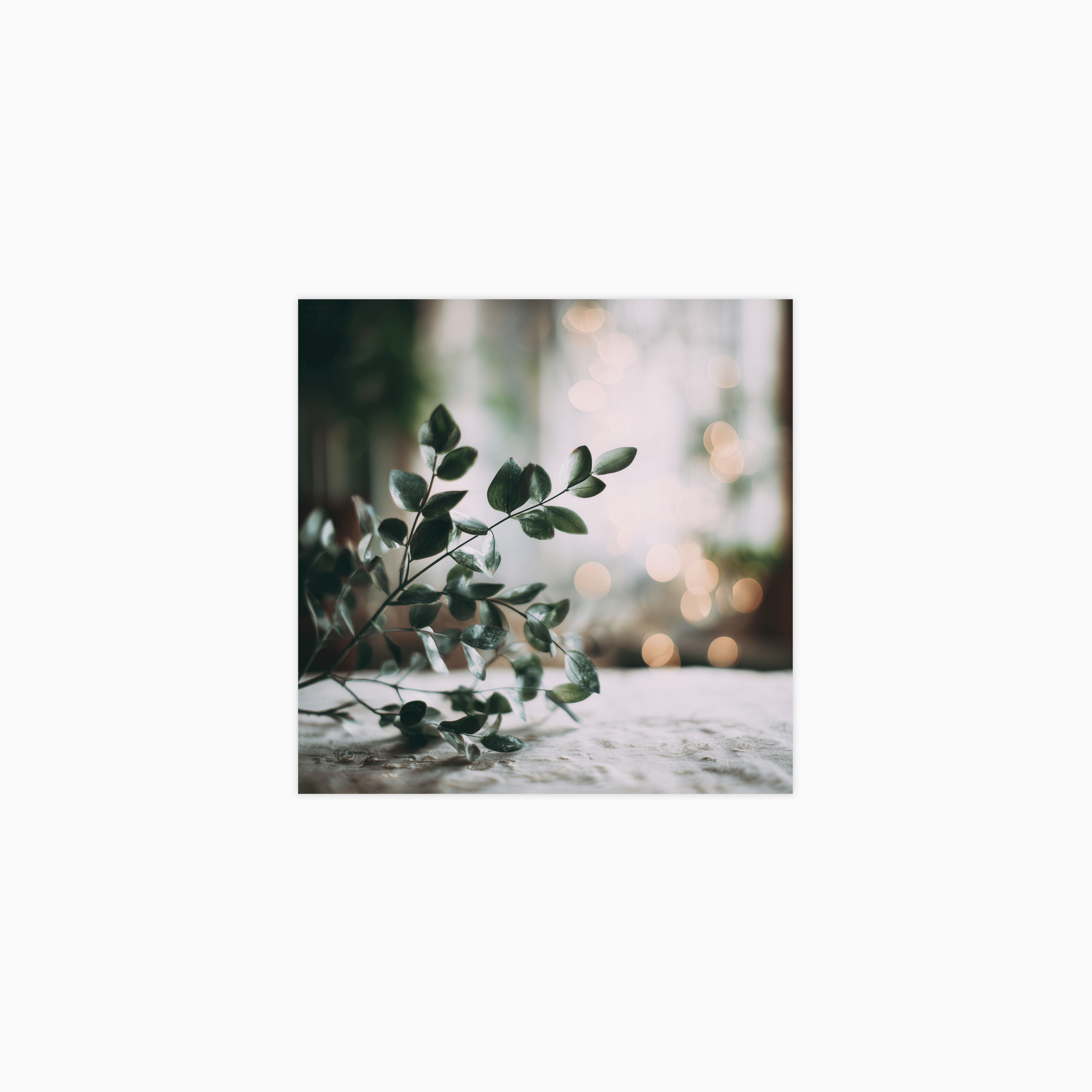 Bokeh Botanics No 03 Poster