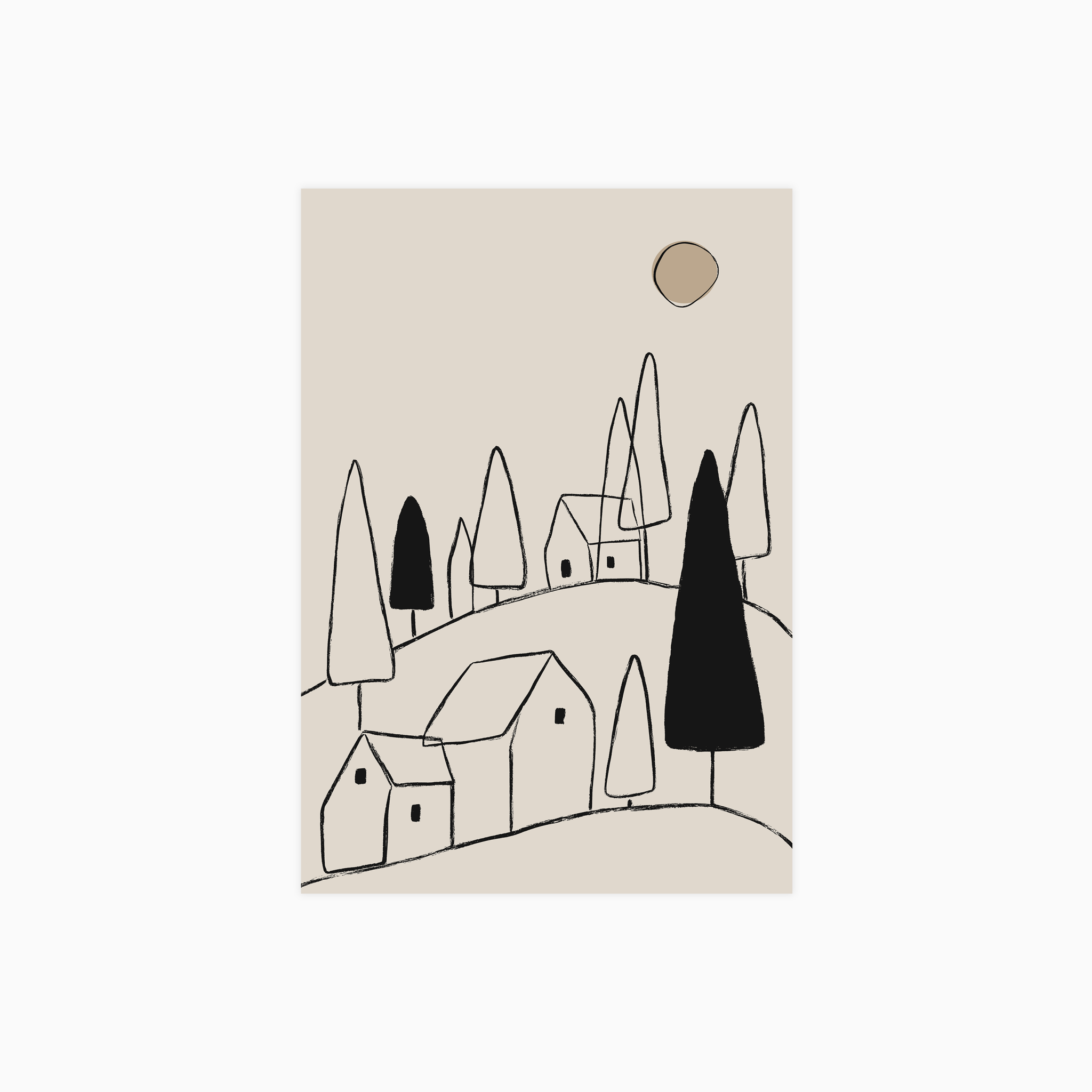 Silent Hillside No 03 Poster