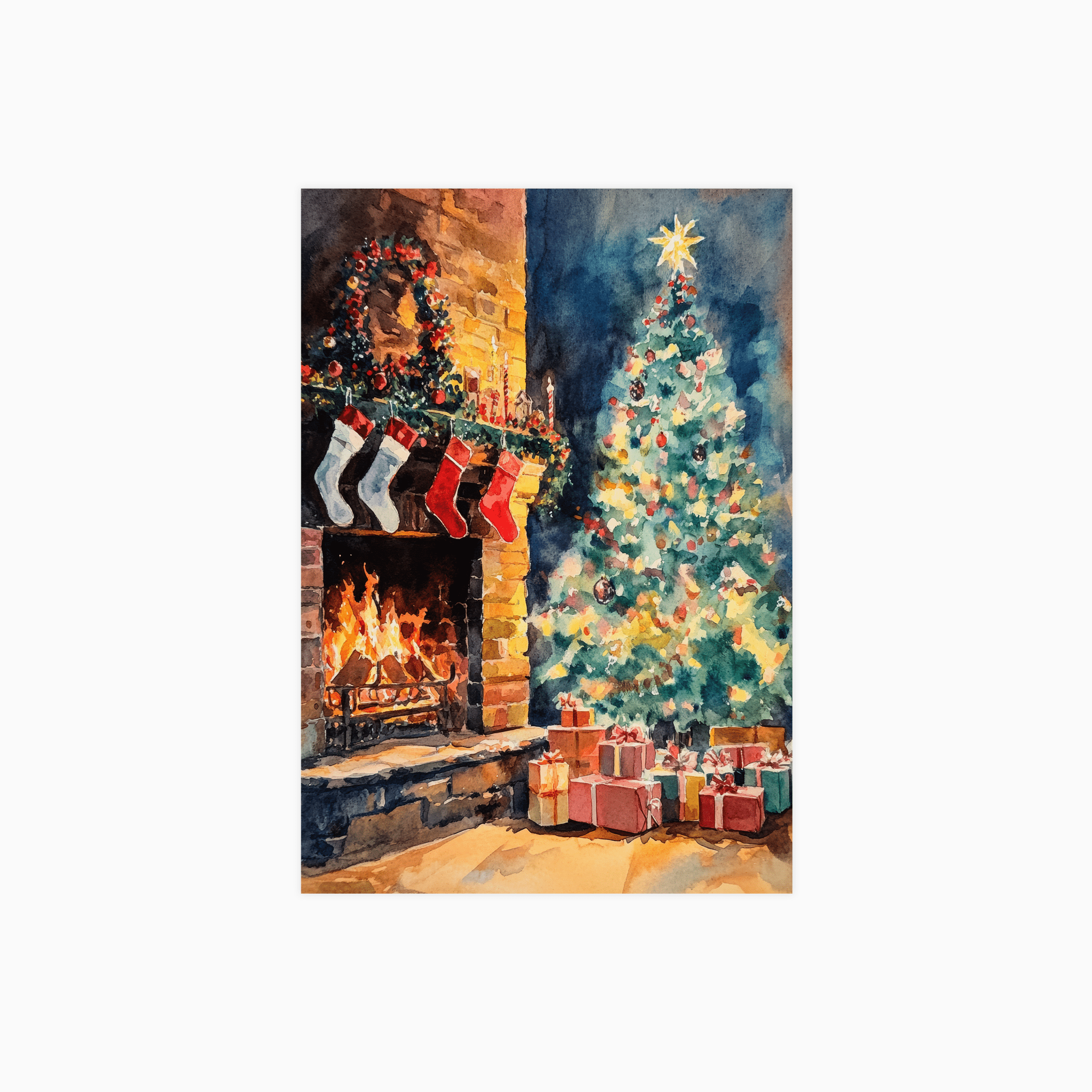 Cozy Christmas Time Poster