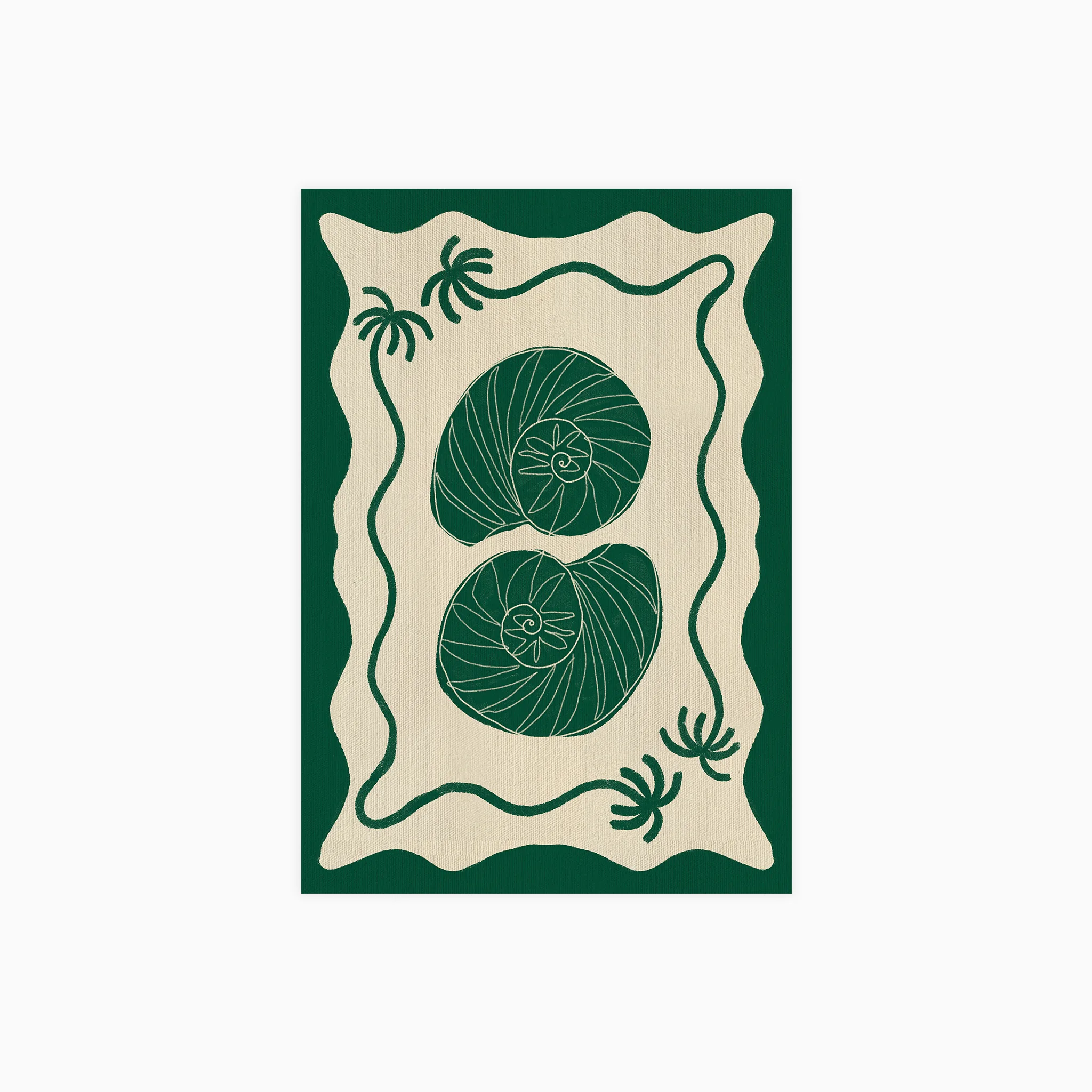 Green Seashell Stories Poster