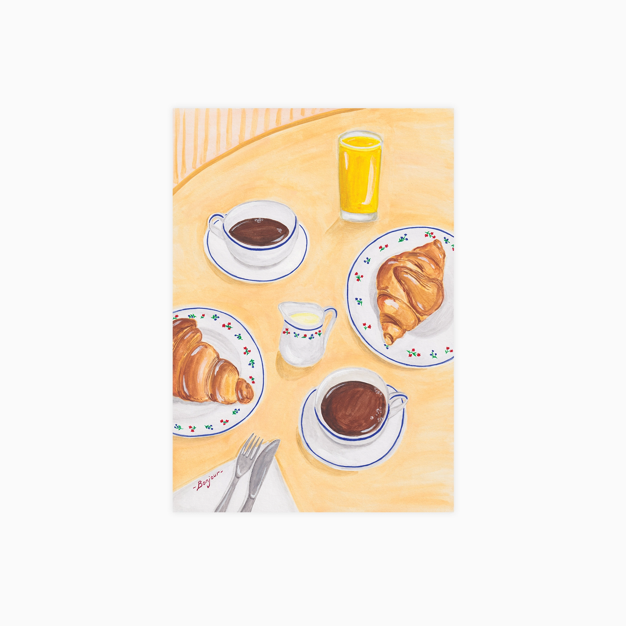 A Coffee in Paris Poster