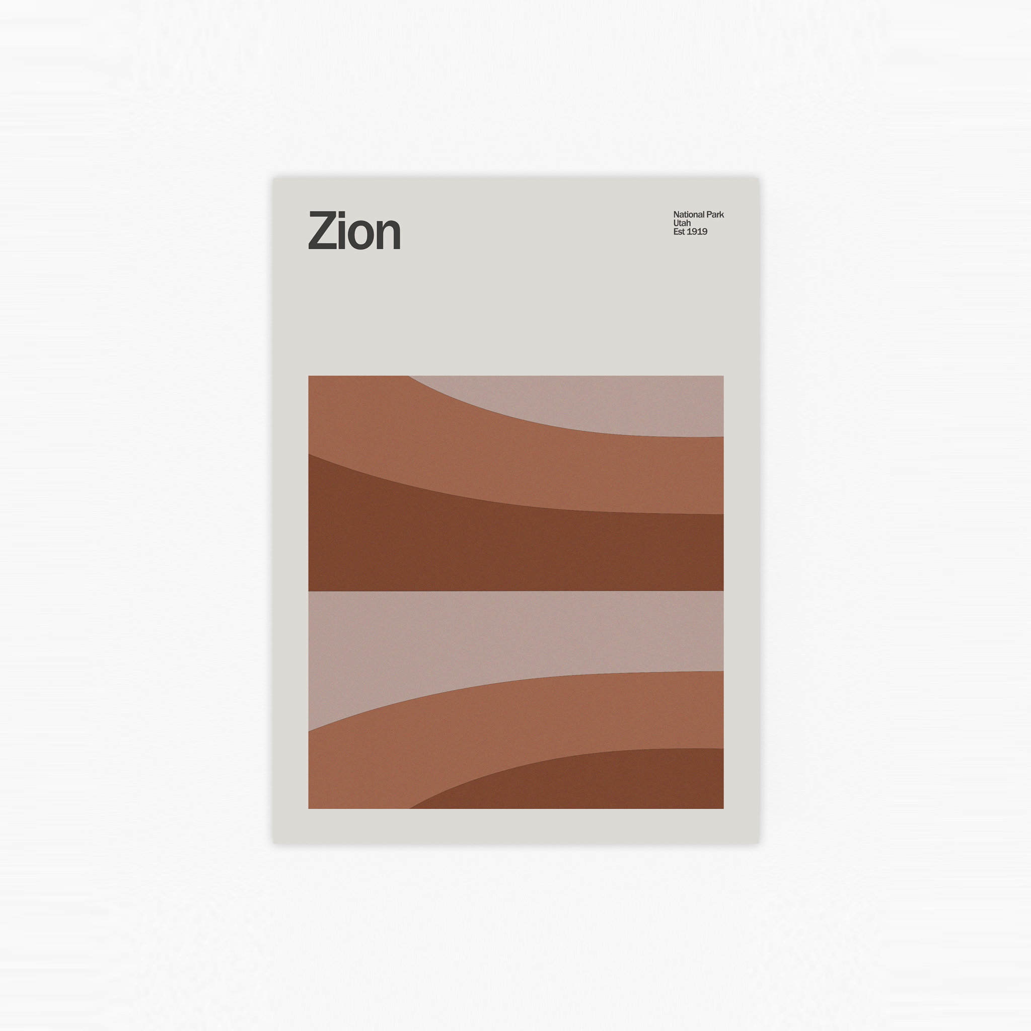 Zion National Park Poster
